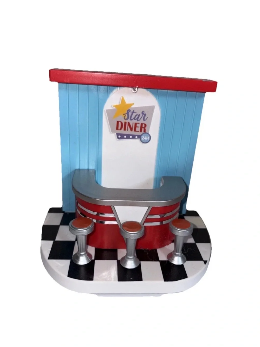 Retro Diner & Gas Station Target Red, Blue, White Fourth of July Patriotic
